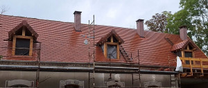 Photo de galerie - Rénovation de toiture et création chiens assis 