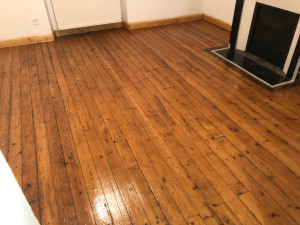 Photo de galerie - Vitrification parquet 