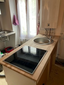 Photo de galerie - Montage et installation cuisine-salle de bain-meubles 