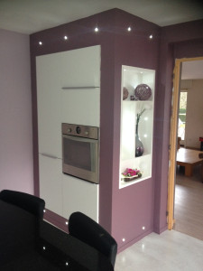 Photo de galerie - Encastré de cuisine en cloison 