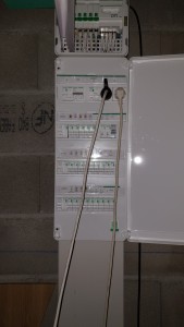 Photo de galerie - Installtion et raccordement d'un coffret electrique d'une maison neuve