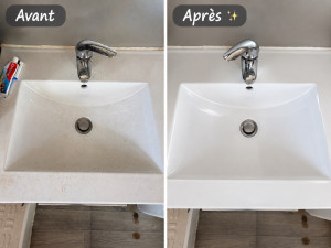 Photo de galerie - Nettoyage lavabo validé 