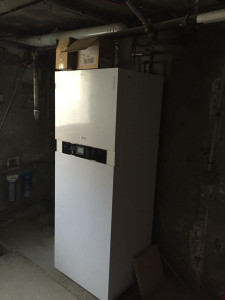 Photo de galerie - Installation chaudière viessman au sol