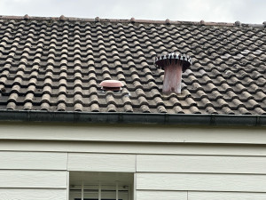 Photo de galerie - Pose d’un chapeau sortie VMC