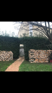 Photo de galerie - Coupe et rangement de bois