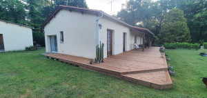 Photo de galerie - Création terrasse bois sur la commune d'orignolles.