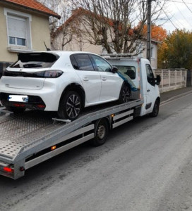 Photo de galerie - Enlèvement véhicule accidenté 