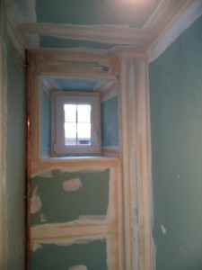 Photo de galerie - WC 
Placo enduit