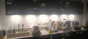 Photo de galerie - Installation éclairage.