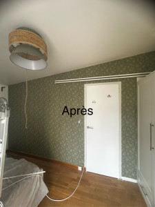 Photo de galerie - Poser papier peint