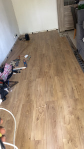 Photo de galerie - Pose de parquet - Revêtement de sol