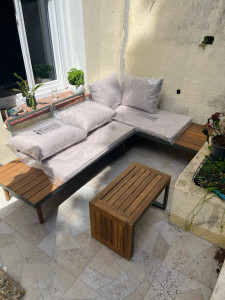 Photo de galerie - Montage salon de jardin 