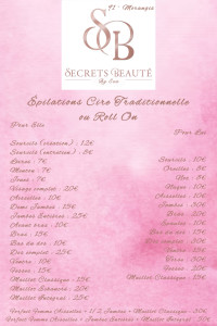 Photo de galerie - Épilations