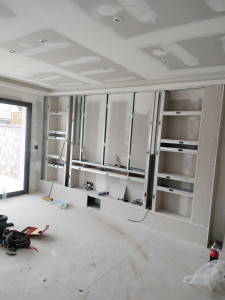 Photo de galerie - Réalisation de meubles tv sur mesure 