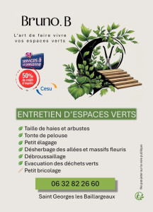Photo de galerie - Mes différentes prestations en tant que jardinier césu.