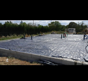 Photo de galerie - Réalisation d'une chape 