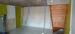 Photo de galerie - Création d'un couloir + chambre 