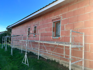 Photo de galerie - Ravalement façade,pose enduit façade crépis grain fins