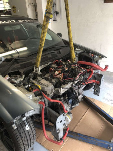 Photo de galerie - Démontage moteur + boîte de vitesse