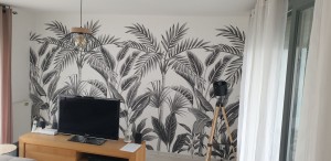 Photo de galerie - Peinture + pose de papier