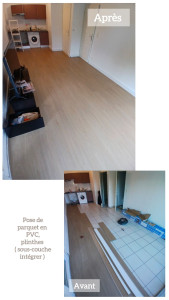 Photo de galerie - Pose de parquet - Revêtement de sol