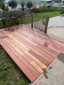 Photo de galerie - Terasse bois exotique cumaru