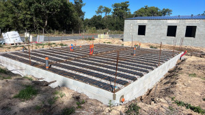 Photo de galerie - Préparation d’une dalle vs , prêt à recevoir le Béton