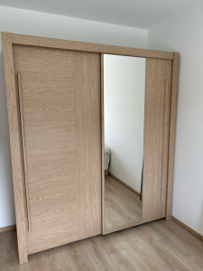 Photo de galerie - Montage dressing avec portes coulissantes 