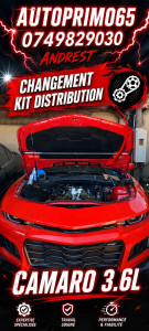 Photo de galerie - Changement kit distribution Camaro 