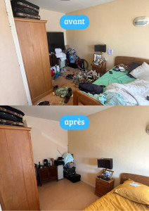 Photo de galerie - Rangements d’une chambre et ménage 