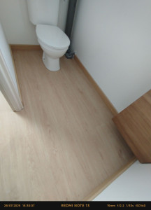 Photo de galerie - Pose et finition de parquet flottant