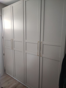 Photo de galerie - Montage d'un dressing IKEA - PAX