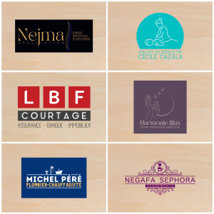 Photo de galerie - Création de logos pour entreprise ou association