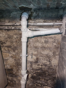 Photo de galerie - Remplacement décente eaux usées en fonte 