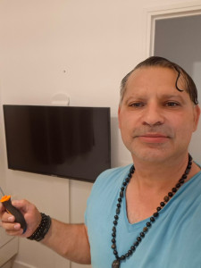 Photo de galerie - Fixation  support tv mural