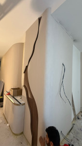 Photo de galerie - Papier de pain sur les murs