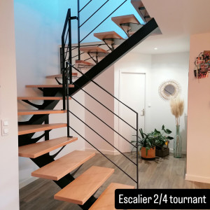 Photo de galerie - Escalier sur mesure 