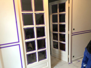 Photo de galerie - Peinture des portes 