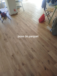 Photo de galerie - Pose de parquet - Revêtement de sol