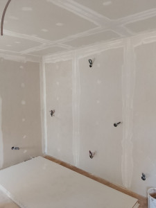 Photo de galerie - Placo mur et plafond plus bande
