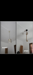 Photo de galerie - Remplacement applique 