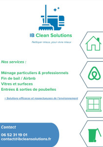 Photo de galerie - Flyer représentant l'activité et les services proposés