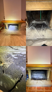 Photo de galerie - Ramonage d’une cheminée 