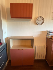 Photo de galerie - Montage et fixation d'un meuble haut de cuisine à Vannes