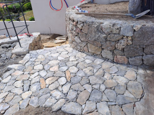 Photo de galerie - Pose de pierre avec ou son joints 