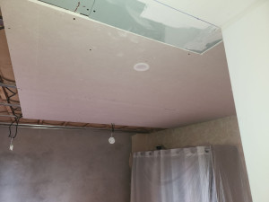 Photo de galerie - Réalisation faux plafond avec spots LED’s