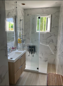 Photo de galerie - Rénovation complète d'une salle de bain 