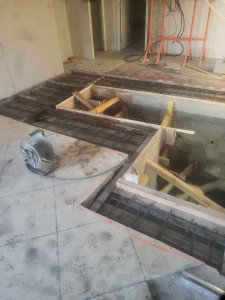 Photo de galerie - Referler le plancher plus faire un escalier
