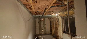 Photo de galerie - Rénovation isolation d'une salle de bain sur une péniche 