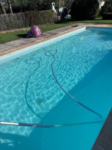Photo de galerie - Nettoyage du bassin